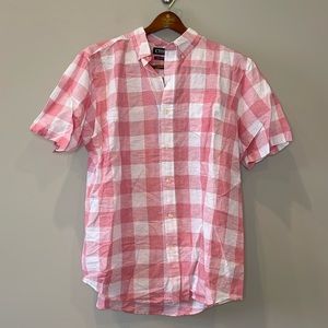 🔥 NWT CHAPS Button-down short sleeve, men’s size XL